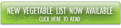 The Latest Vegetable List is now online - click here to read